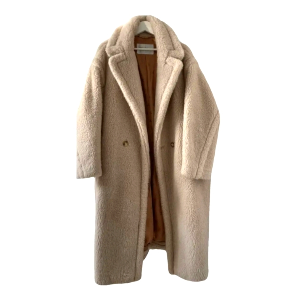 🌹Max Mara  TedgirlWool Long Coat  Beige.L